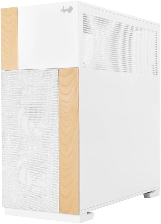 کیس کامپیوتر فول تاور InWin F5 سفید E-ATX با قاب های جلویی چوبی ماژولار قابل تنظیم، پنل های شیشه ای حرارت دیده، پنل های مشبک تهویه دار و پشتیبانی از مادربرد ATX با اتصال پشتی کیس کامپیوتر فول تاور InWin F5 سفید E-ATX با قاب های جلویی چوبی ماژولار قابل تنظیم، پنل های شیشه ای حرارت دیده، پنل های مشبک تهویه دار و پشتیبانی از مادربرد ATX با اتصال پشتی