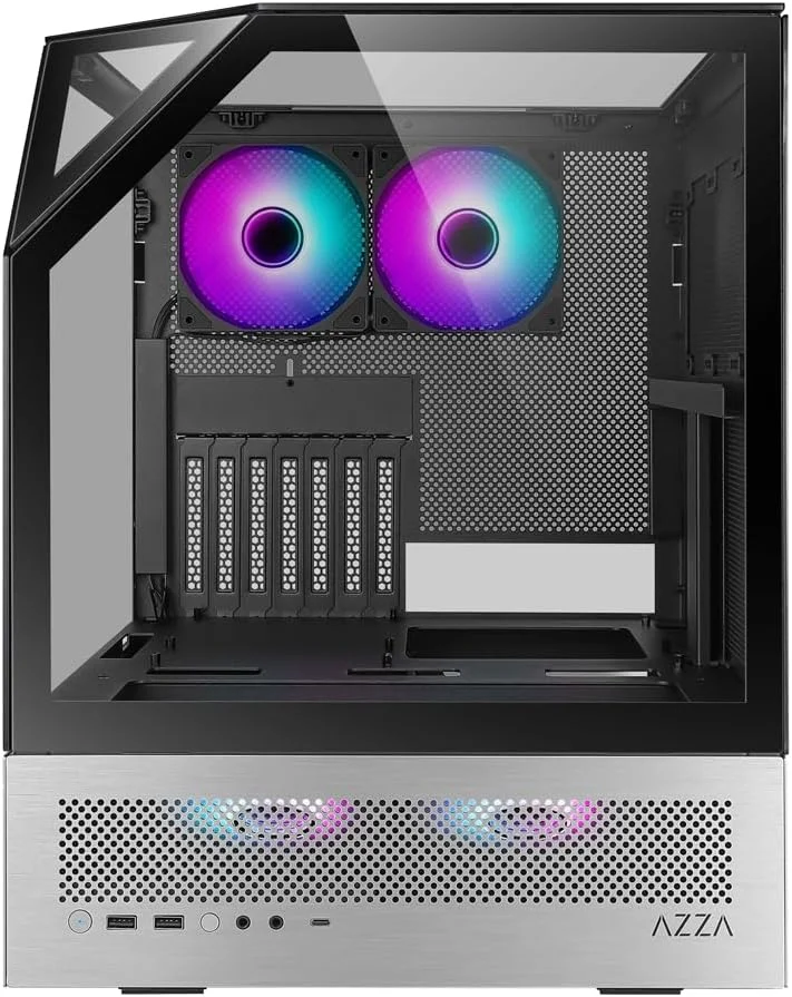 کیس ای‌تی‌ایکس آزا مدل CSAZ-810 Sanctum / گیمینگ / مید تاور ای‌تی‌ایکس / کیس کامپیوتر / پنل شیشه حرارت دیده