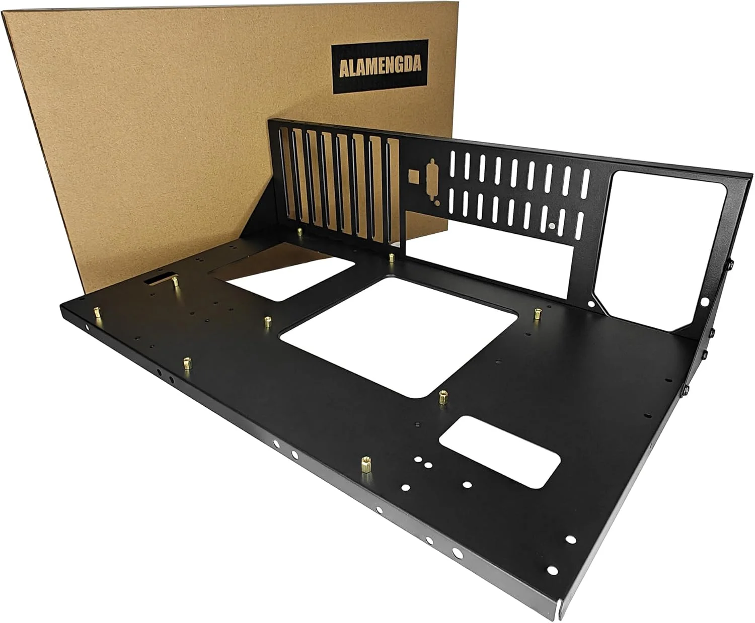 استند تست پی سی DIY، کیس رک شاسی باز برای مادربردهای ATX/M-ATX/ITX، طراحی بدنه باز با قابلیت پخش حرارت گسترده، لوازم جانبی مادربرد SSD