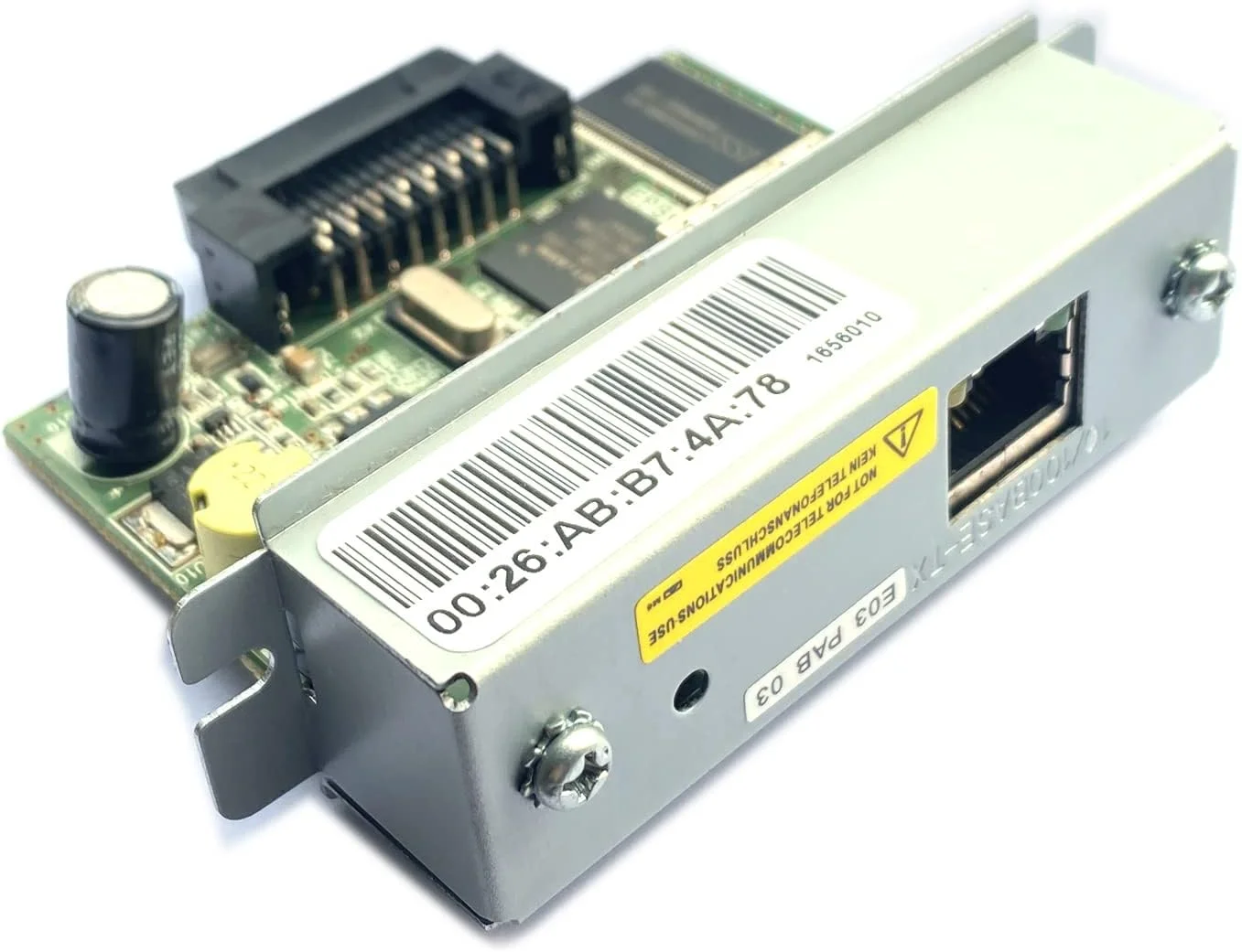 DEVMO سازگار با رابط اترنت پرینت سرور C32C824541 TM-U220PB T81 U288 T88IV (جایگزین UB-E02) ورژن B