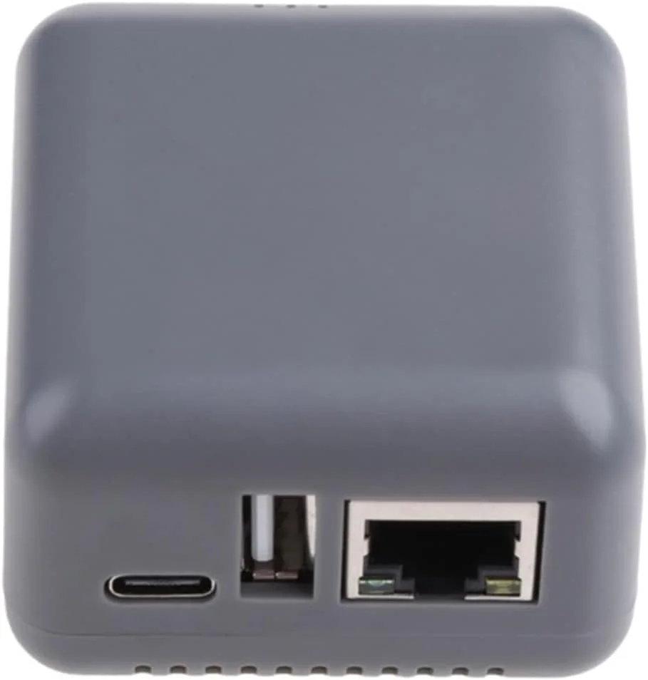 سرور چاپ NP330 USB 2.0 با پشتیبانی از پورت LAN RJ45 10/100Mbps برای تلفن های اندرویدی و کامپیوتر، فقط سرور چاپ مینی NP330 با اتصال کابل USB 2.0 و سرور چاپ آسان