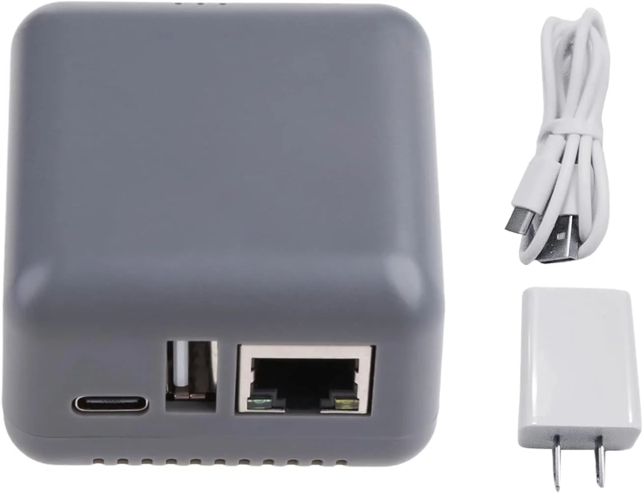 سرور چاپ NP330 USB 2.0 با پشتیبانی از پورت LAN RJ45 10/100Mbps برای تلفن های اندرویدی و کامپیوتر، فقط سرور چاپ مینی NP330 با اتصال کابل USB 2.0 و سرور چاپ آسان