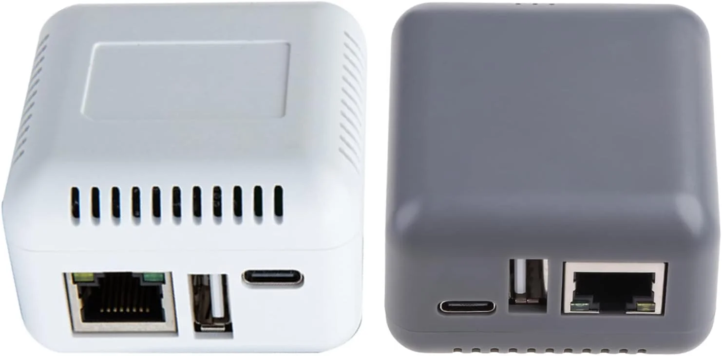 سرور چاپ NP330 USB 2.0 با پشتیبانی از پورت LAN RJ45 10/100Mbps برای تلفن های اندرویدی و کامپیوتر، فقط سرور چاپ مینی NP330 با اتصال کابل USB 2.0 و سرور چاپ آسان