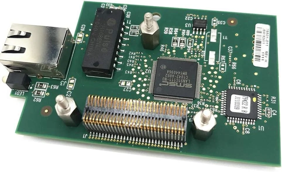 کارت شبکه سرور چاپ داخلی برای پرینتر حرارتی زبرا سری ZM400 ZM600 105SL Plus Xi4 مدل 79823 79501-011