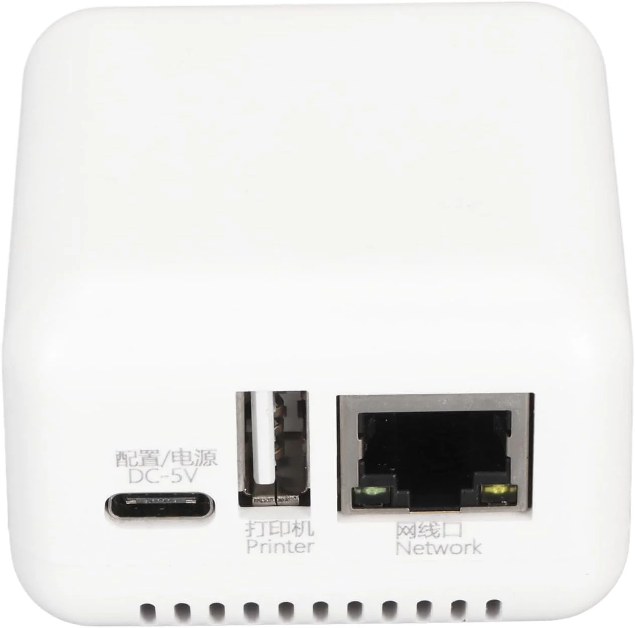سرور چاپ شبکه USB 2.0 5V LAN برای اندروید و لینوکس 3.4، ولتاژ 100 تا 240 ولت (دوشاخه آمریکایی)