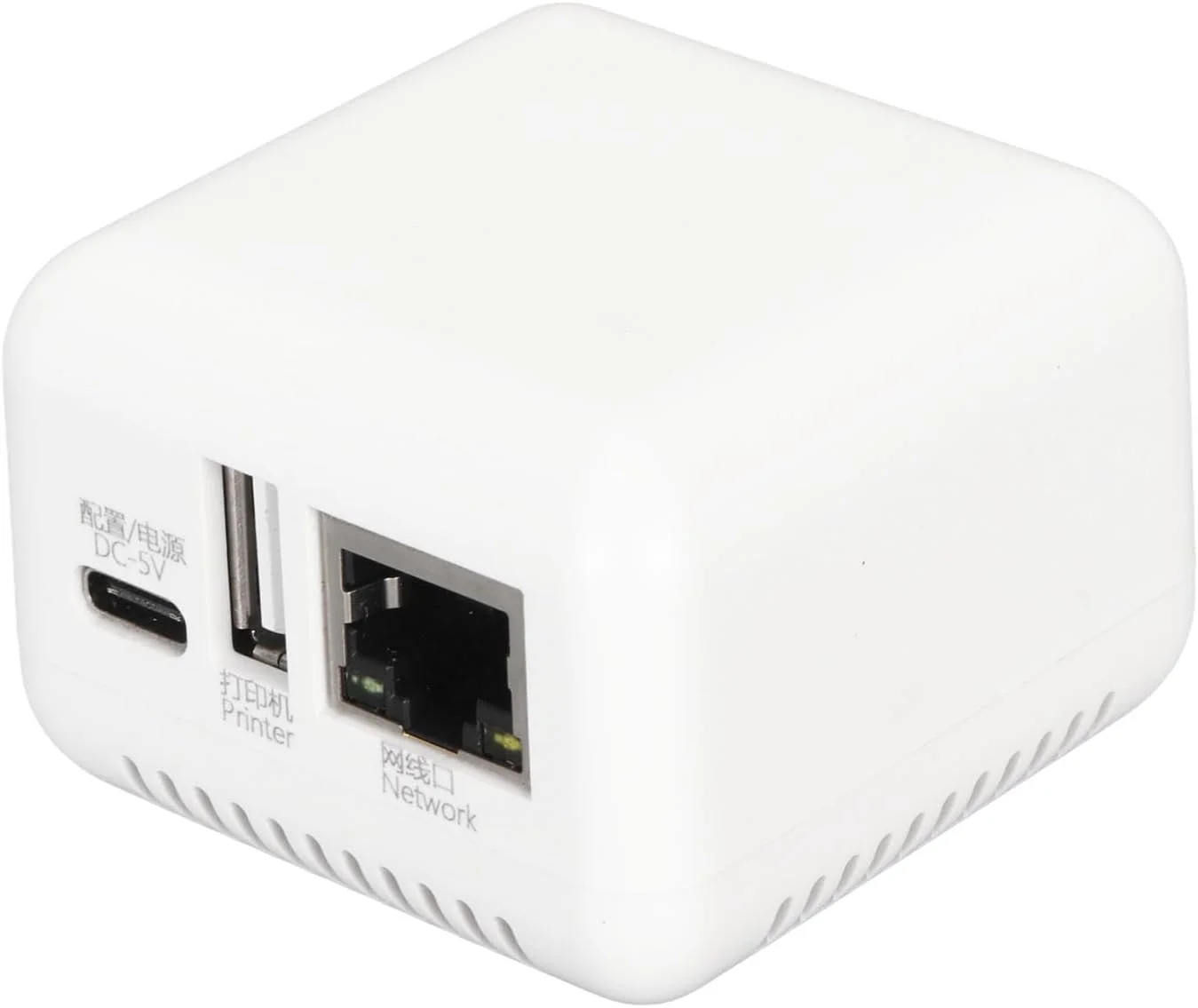 سرور چاپ شبکه USB 2.0 5V LAN برای اندروید و لینوکس 3.4، ولتاژ 100 تا 240 ولت (دوشاخه آمریکایی)