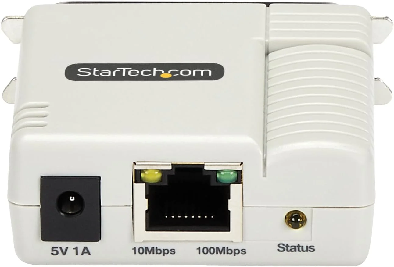 سرور چاپگر شبکه اترنت به پارالل StarTech.com، شبکه محلی 10/100 مگابیت بر ثانیه، رابط کاربری وب، آداپتور سرور چاپگر اترنت Centronics، TAA سرور چاپگر شبکه اترنت به پارالل StarTech.com، شبکه محلی 10/100 مگابیت بر ثانیه، رابط کاربری وب، آداپتور سرور چاپگر اترنت Centronics، TAA