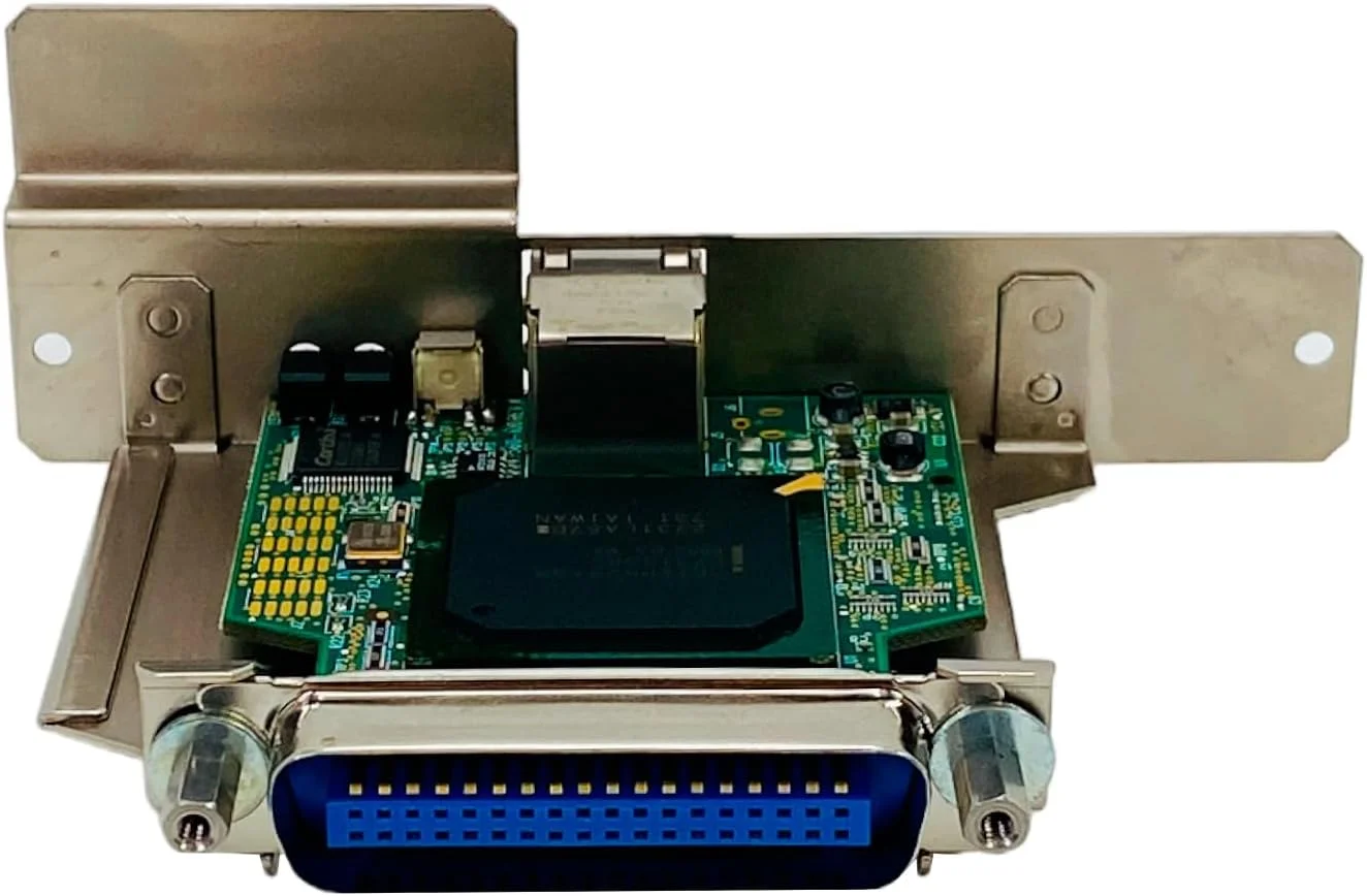 کارت شبکه پرینت سرور اترنت زبرا Zebranet مدل 47560-100 برای پرینترهای لیبل زبرا 140XiIII Plus, 105SL, 110/170/220Xi3+