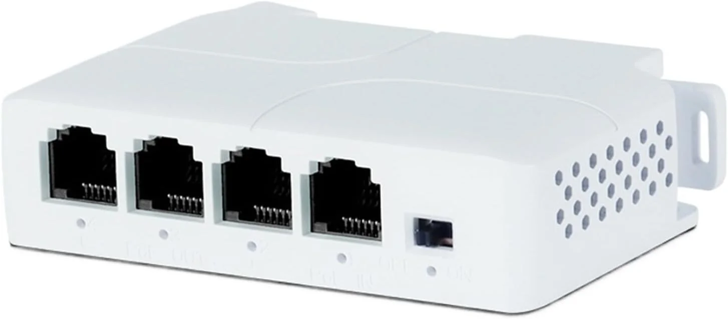 تکرار کننده توسعه دهنده PoE 4 پورت برای توسعه دهنده انتقال برای سوئیچ NVR