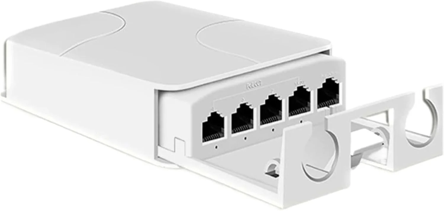 توسعه دهنده POE پنج پورت، تکرار کننده 4 پورت 100 مگابیت بر ثانیه 44-57 ولت