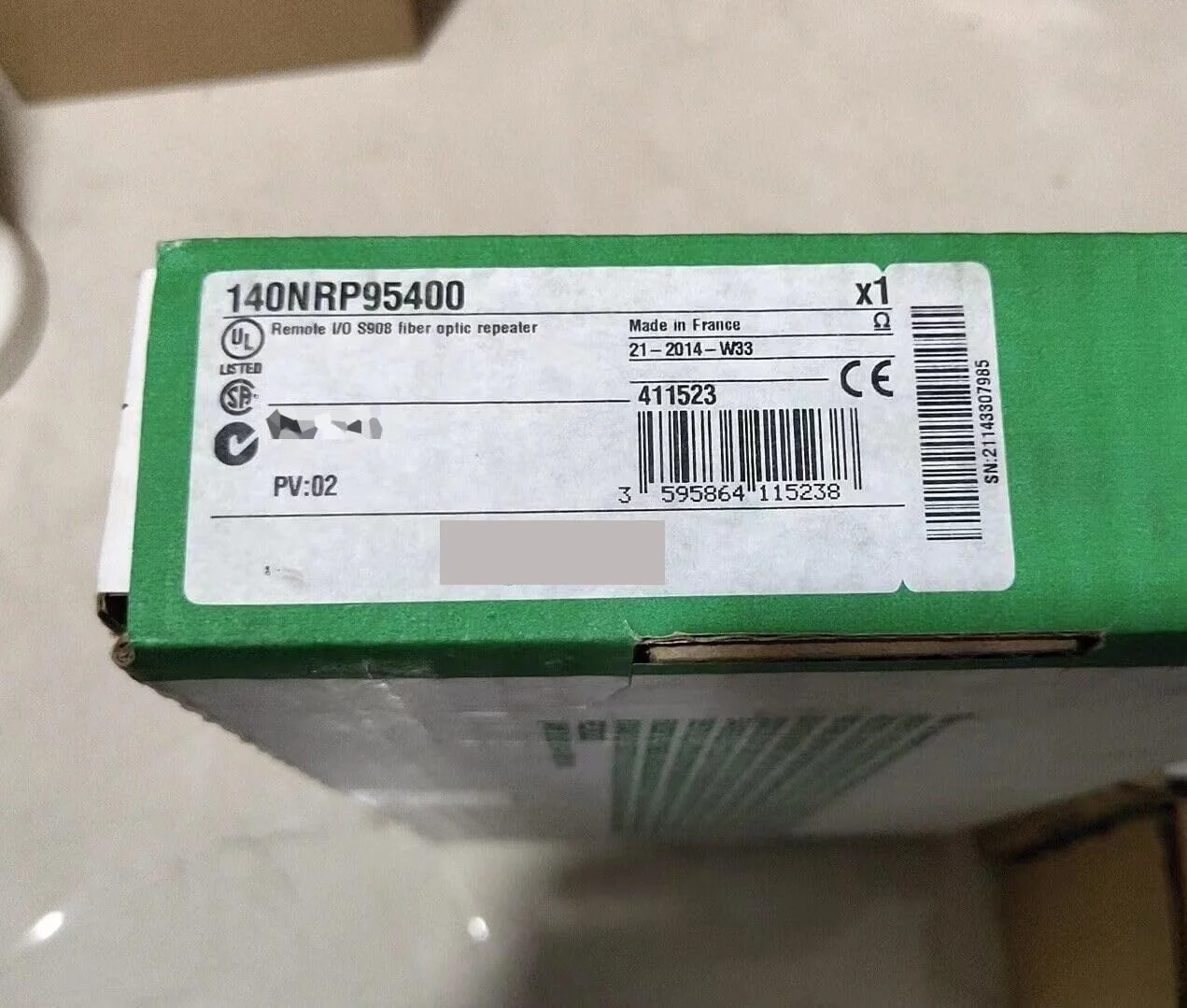 ماژول PLC مدل 140NRP95400، ماژول تکرار کننده فیبر نوری 140-NRP-954-00