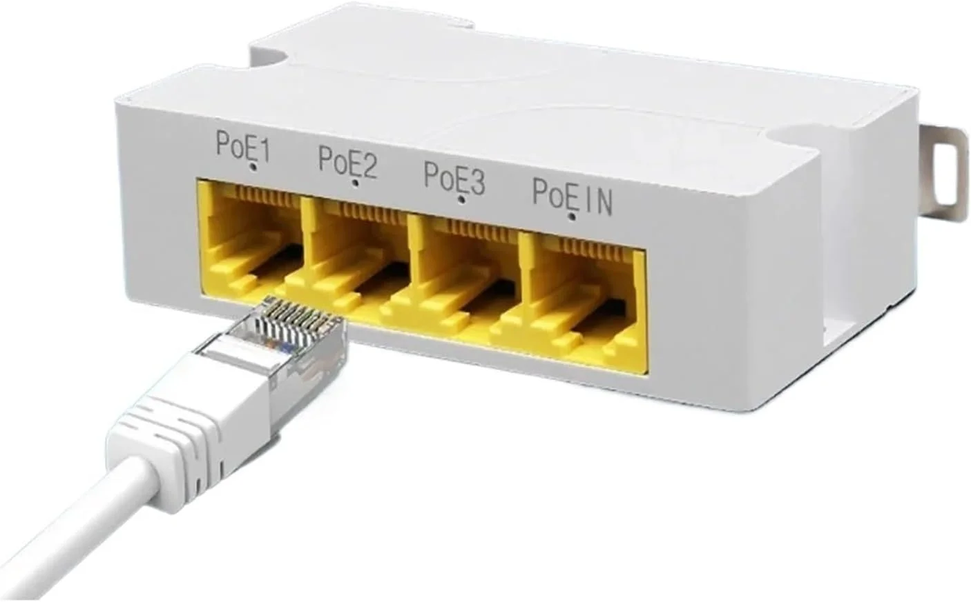 توسعه دهنده PoE با 1 ورودی و 3 خروجی، تکرار کننده سوئیچ شبکه 4 پورت 100/1000M (100Mbps)