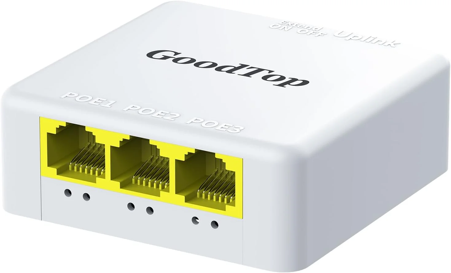 افزایش دهنده PoE با سرعت 100 مگابیت بر ثانیه، 4 پورت (1 ورودی و 3 خروجی)، افزایش انتقال برق و داده تا 250 متر، ورودی 30 وات و خروجی 25 وات، تکرار کننده PoE برای دوربین های مداربسته، استاندارد IEEE 802.3af/at، قابلیت نصب روی دیوار، بدون نیاز به نصب، محافظت 4 کیلوولت در برابر صاعقه