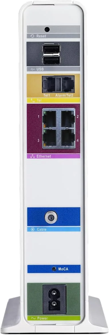 مودم کابلی ARRIS SURFboard SVG2482AC DOCSIS 3.0 و روتر وای فای AC2350، مناسب اینترنت و تلفن خانگی، چهار پورت 1 گیگابیت بر ثانیه، 2 پورت تلفن برای صدای دیجیتال، سرعت تا 800 مگابیت بر ثانیه مودم کابلی ARRIS SURFboard SVG2482AC DOCSIS 3.0 و روتر وای فای AC2350، مناسب اینترنت و تلفن خانگی، چهار پورت 1 گیگابیت بر ثانیه، 2 پورت تلفن برای صدای دیجیتال، سرعت تا 800 مگابیت بر ثانیه