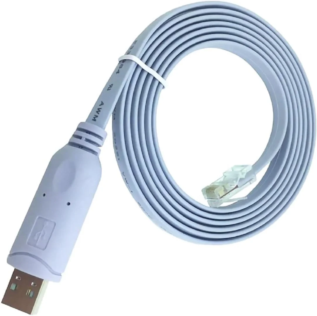 کابل کنسول USB به RJ45 قابل حمل 1.8 متری برای روتر Cisco H3C