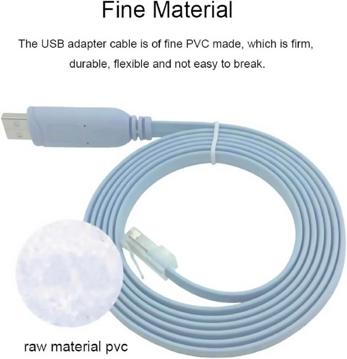 کابل کنسول USB به RJ45 قابل حمل 1.8 متری برای روتر Cisco H3C