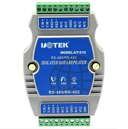 ماژول تقویت سیگنال Ut-519 rs485/422، تکرار کننده 485، ماژول توسعه دهنده ضد تداخل، تقویت کننده توان بالا