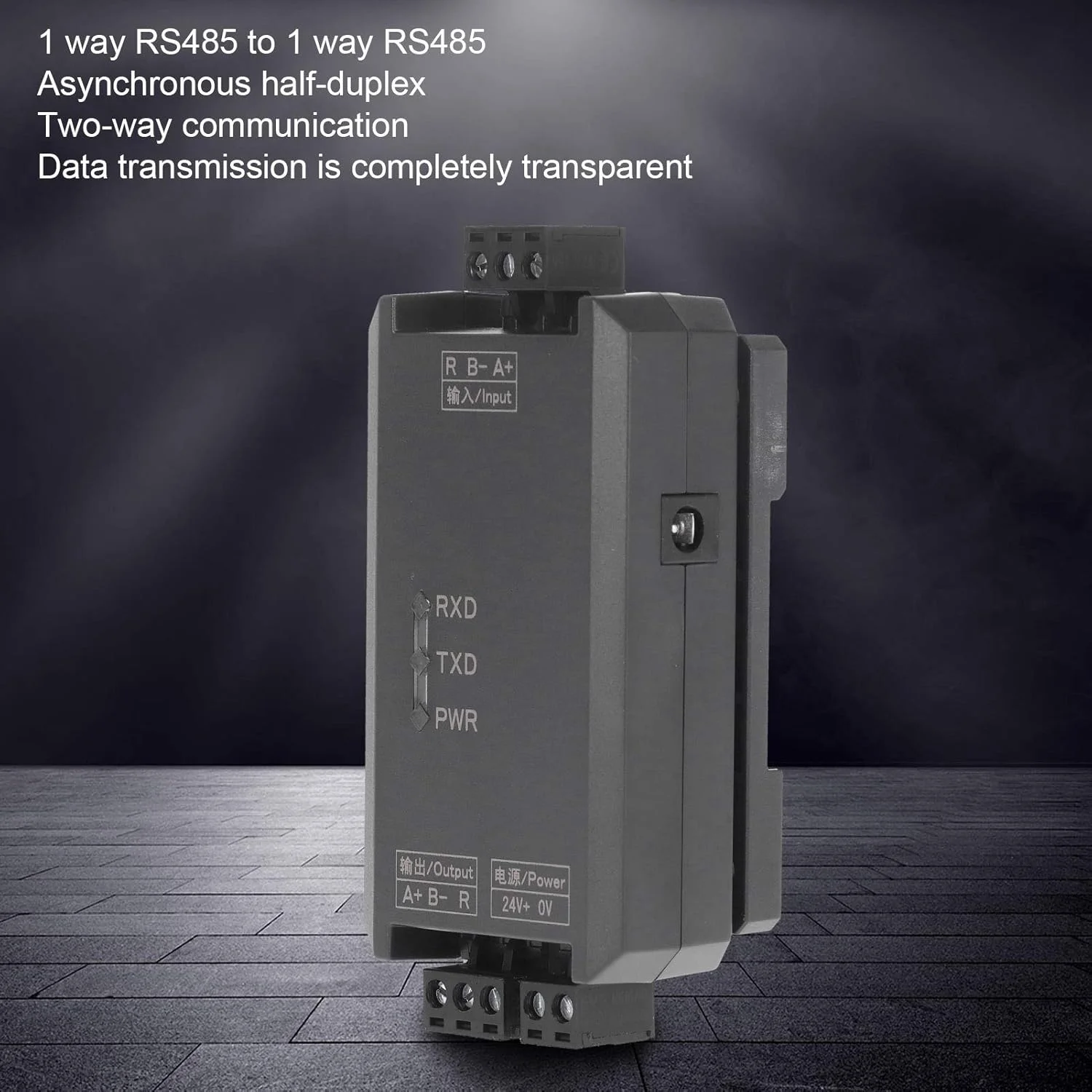 تقویت کننده فاصله RS485، ولتاژ ضد معکوس 1500 ولت، ارتباط دو طرفه نیمه دوبلکس RS485 برای تجهیزات صنعتی