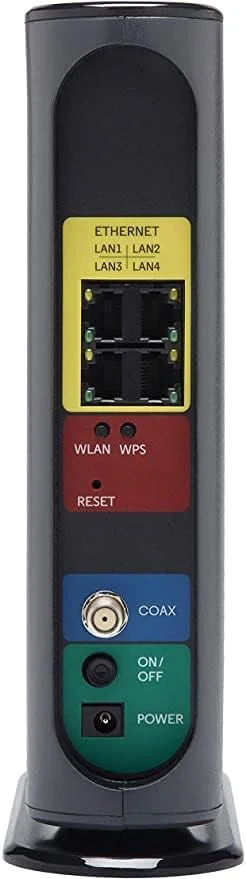 مودم روتر وای فای Motorola MG7550 با تقویت کننده توان، تایید شده توسط Comcast Xfinity، Cox، Charter Spectrum - سرعت وای فای AC1900 (16x4 DOCSIS 3.0) - بازسازی شده