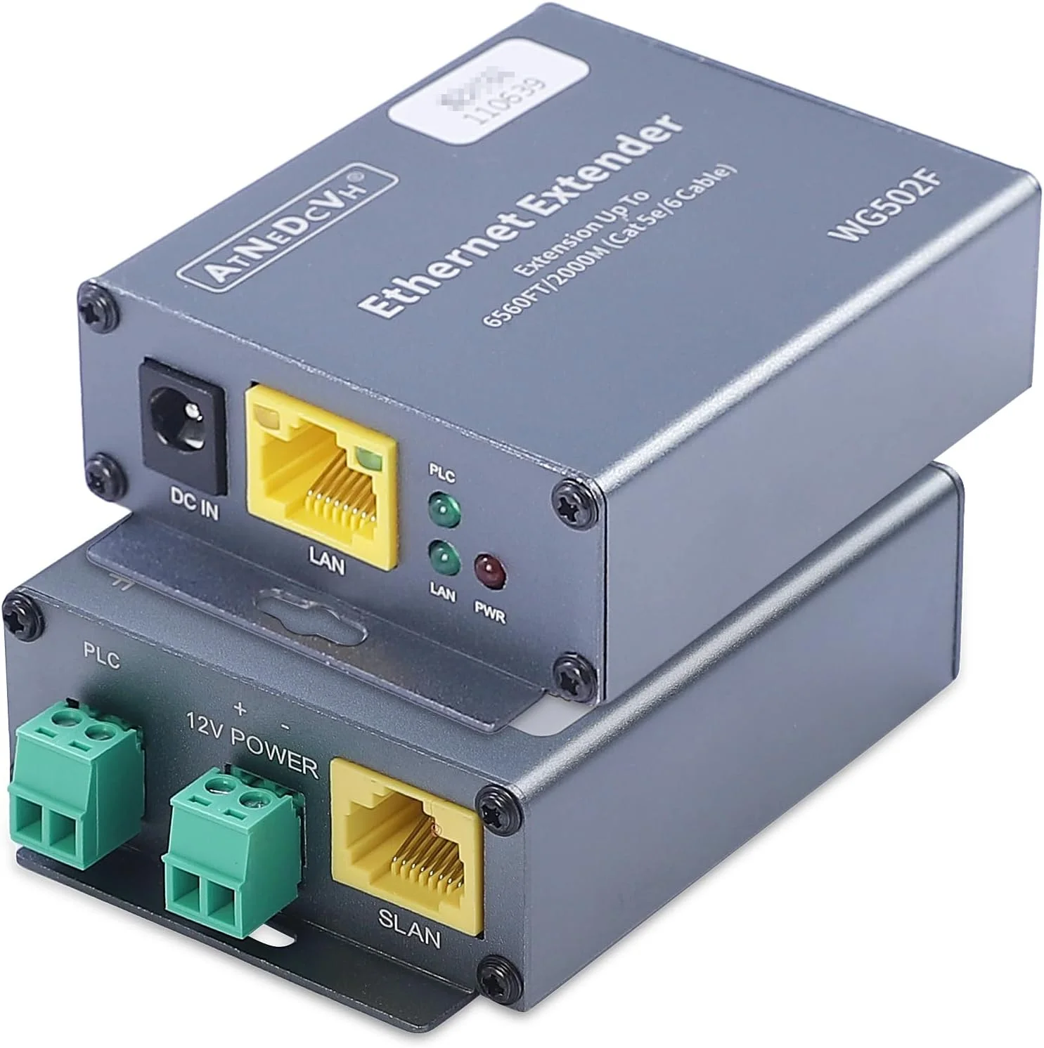 کیت توسعه دهنده محدوده اترنت، توسعه دهنده محدوده LAN اترنت تا فاصله 2000 متری از طریق کابل شبکه Cat5e/6/6e RJ45 - تا فاصله 1000 متری از طریق کابل زوج به هم تابیده UTP آداپتور توسعه دهنده IP