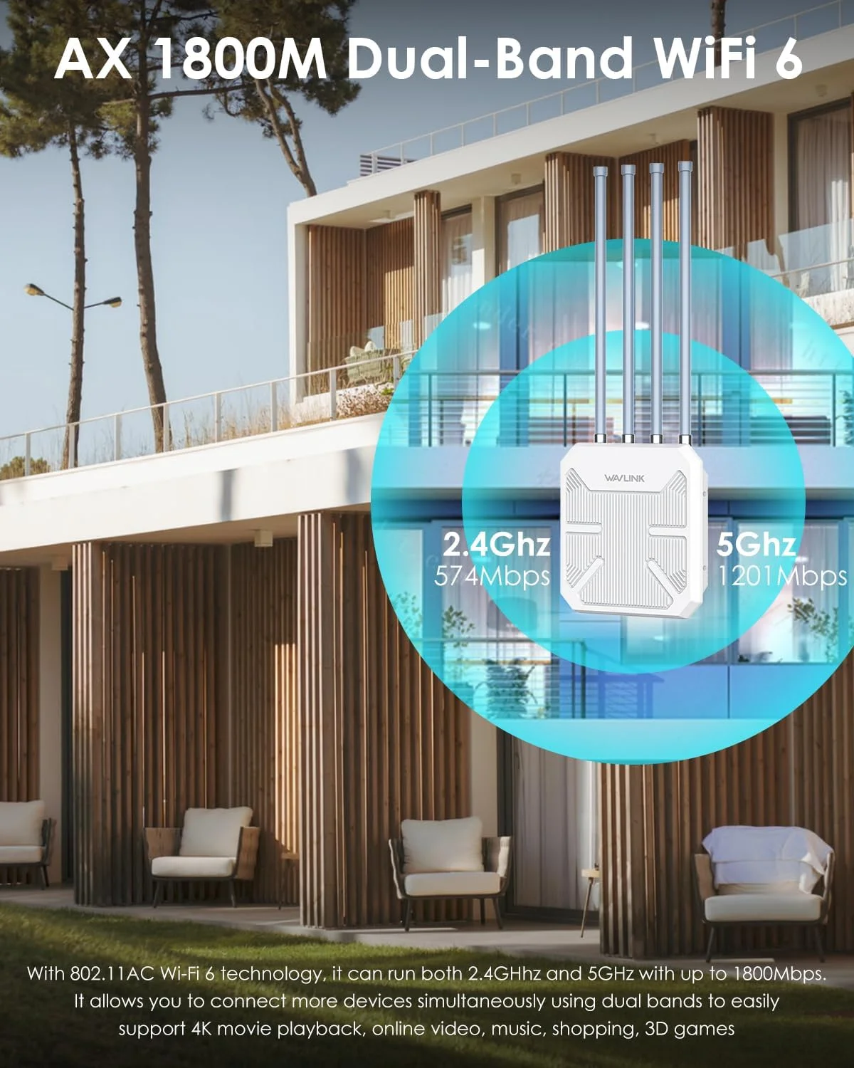 اکستندر وای فای بیرونی AX1800 و روتر وای فای 7 BE3600