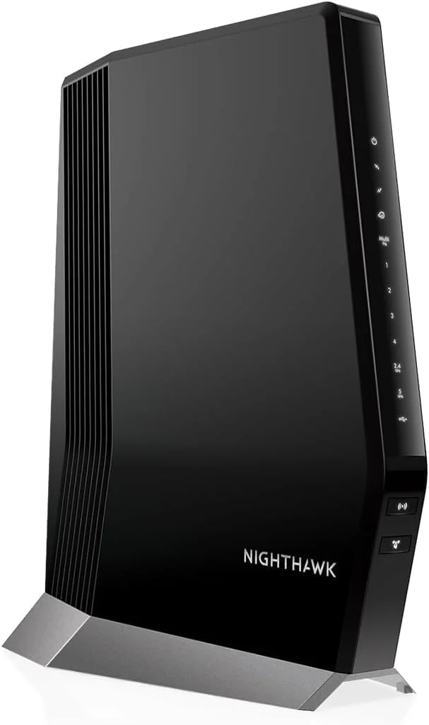 مودم کابلی NETGEAR CAX80-100NAR Nighthawk AX6000 6Gbps DOCSIS 3.1 WiFi 6 - بازسازی شده تایید شده