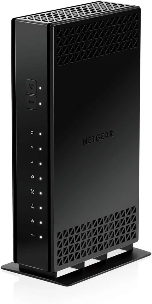 مودم کابلی NETGEAR با روتر وای فای داخلی (C6230) - برای طرح های کابلی تا 300 مگابیت بر ثانیه | سرعت وای فای AC1200 | DOCSIS 3.0 (بازسازی شده)