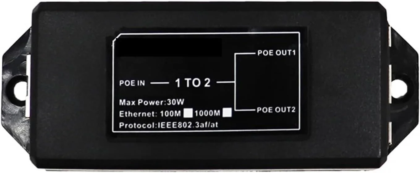 توسعه دهنده دو پورت گیگابیتی پی-او-ای 100/1000 مگابیت بر ثانیه - تکرار کننده پی-او-ای IEEE802.3af/at (100 مگابیت بر ثانیه)