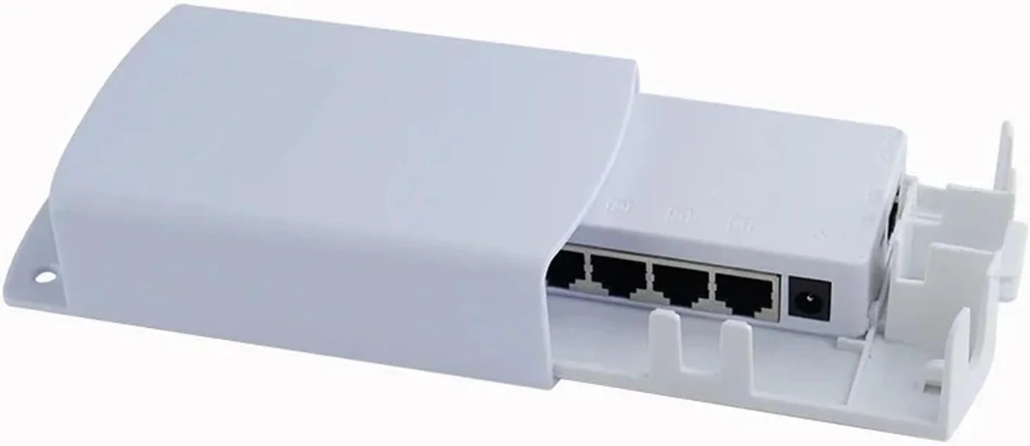 تقویت کننده سیگنال قوی آداپتور ضد آب RJ45 با 2/4 پورت P-O//E (100 مگابیت بر ثانیه - 1 ورودی 2 خروجی)