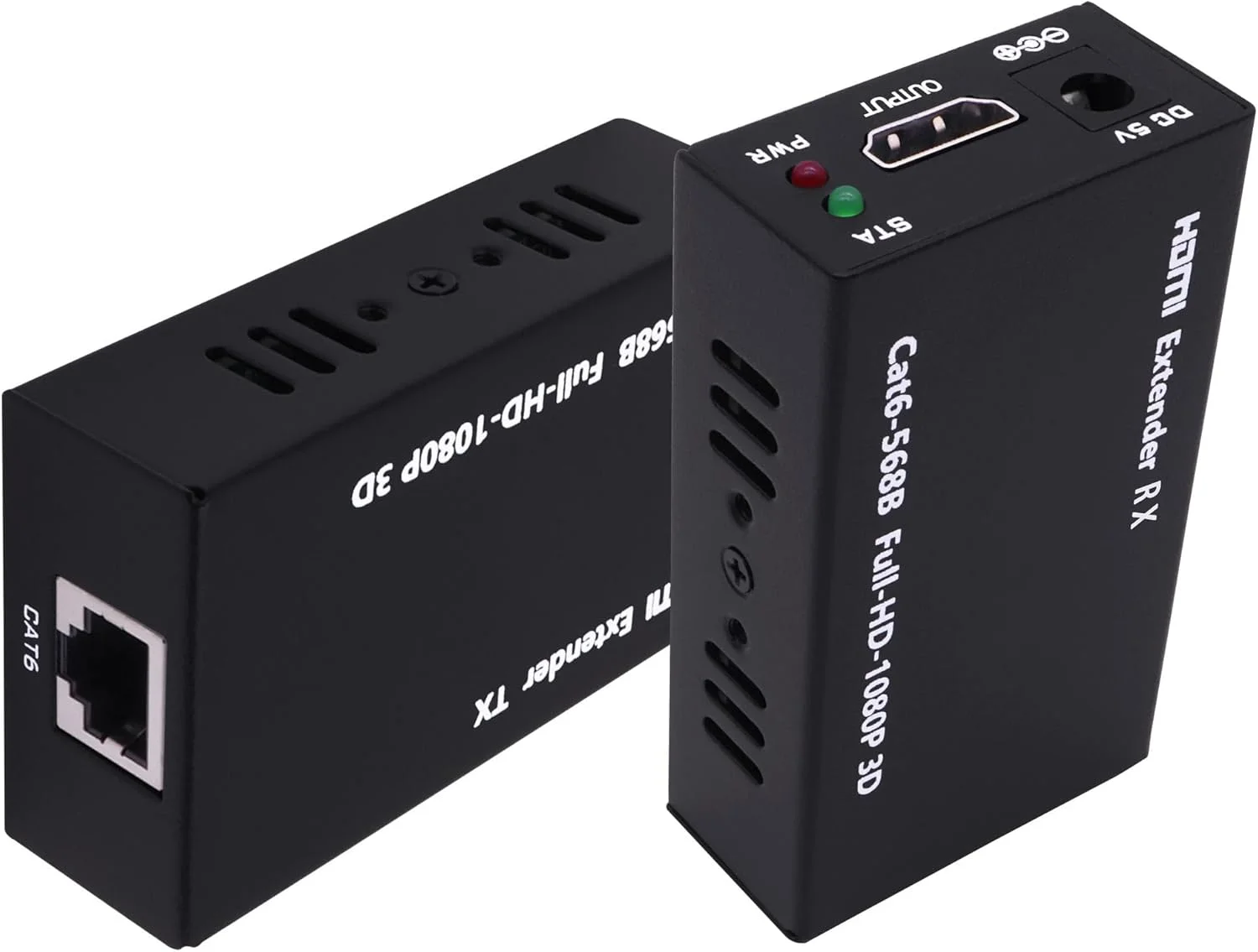 افزایش دهنده HDMI تا 60 متر با کابل شبکه Cat5E/6، پشتیبانی از EDID، محافظت ESD، کیفیت 1080P@60Hz 3D Full HD با منبع تغذیه POC