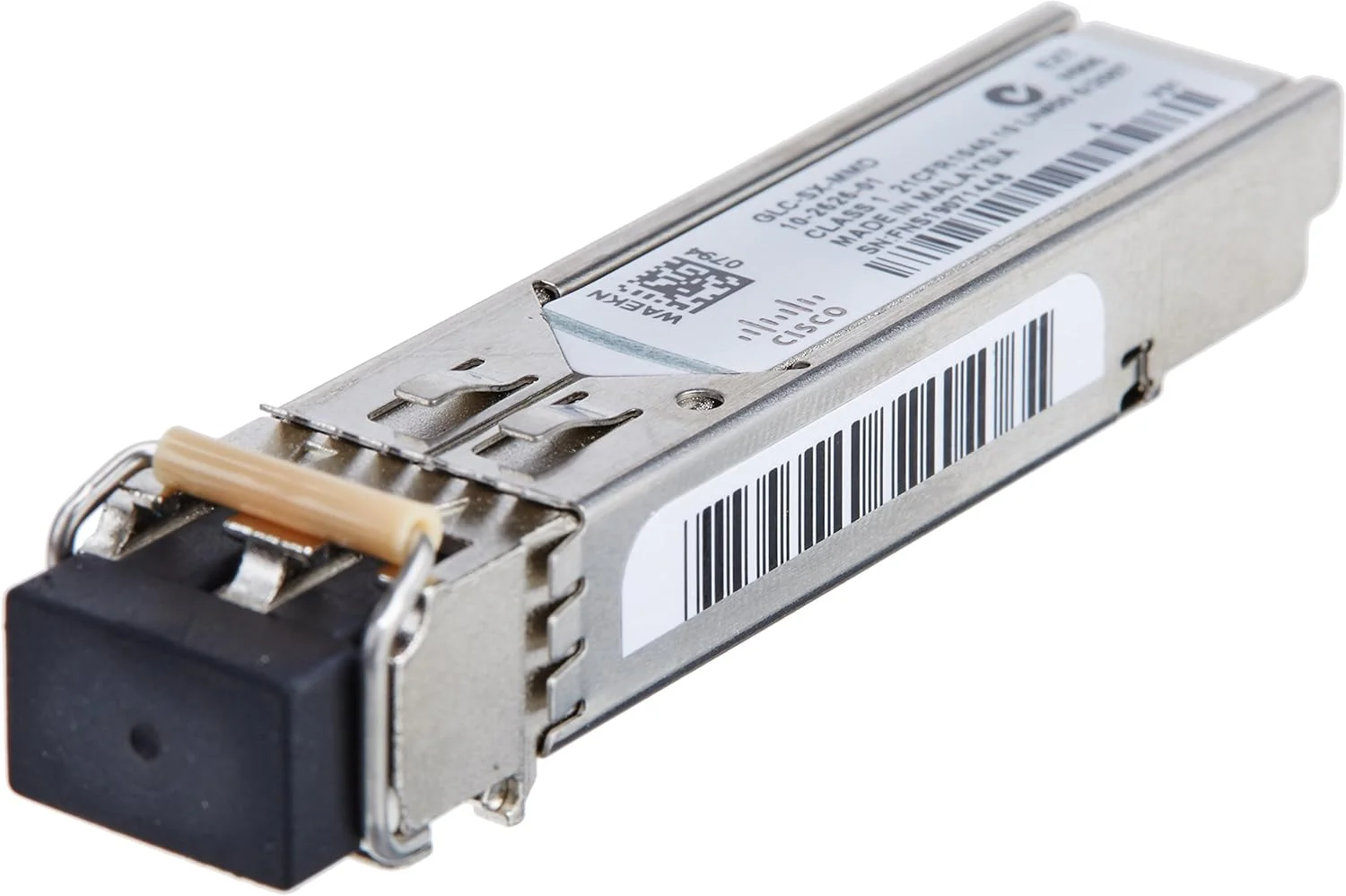 ماژول سیسکو 1000BASE-SX SFP برای استقرار اترنت گیگابیتی، قابل تعویض سریع (GLC-SX-MMD=)