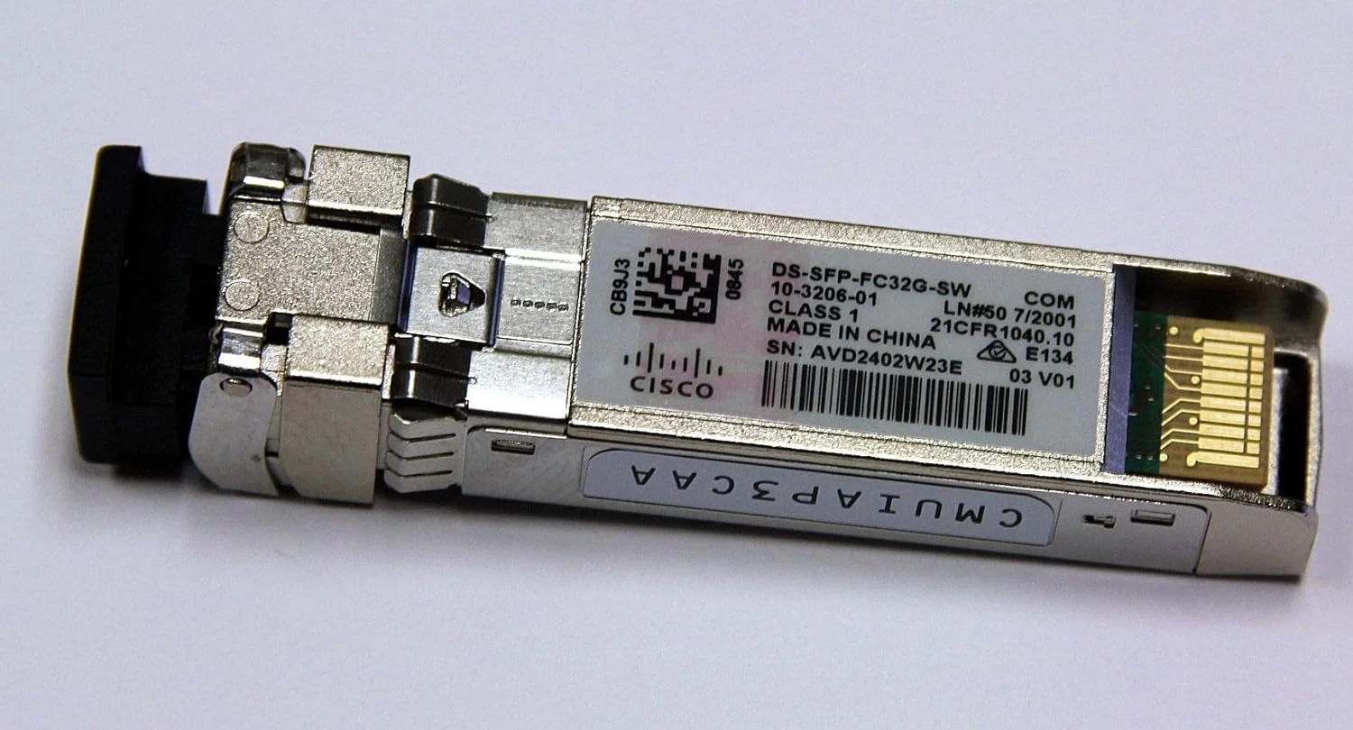 سیسکو 32 گیگابیت بر ثانیه فیبر نوری SW SFP+، LC، قطعه یدکی