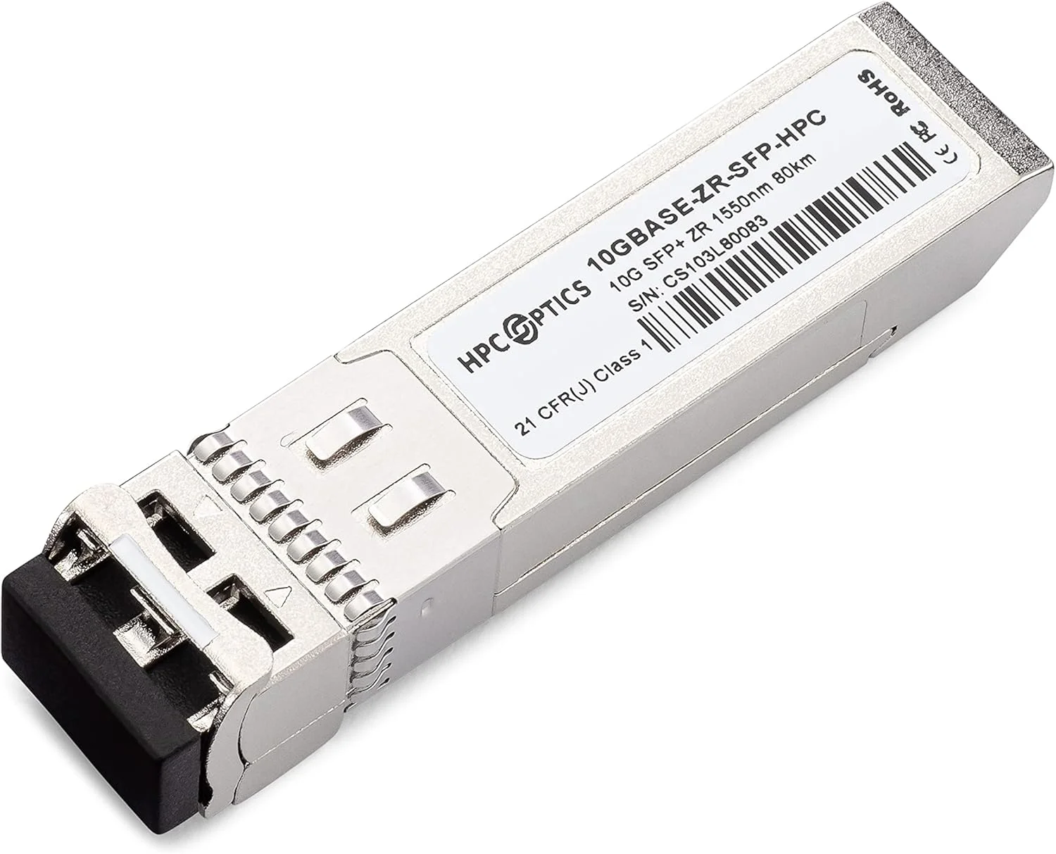 فرستنده و گیرنده سازگار با سیسکو SFP-10G-ZR 10GBASE-ZR SFP+ | 10G ZR SMF 80km 1550nm SFP-10G-ZR-HPC