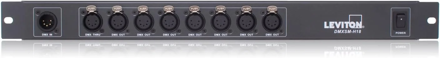 مدیریت سیگنال DMX لویتون DMXSM-H18، ایزوله شده نوری، اسپلیتر/تکرار کننده DMX512