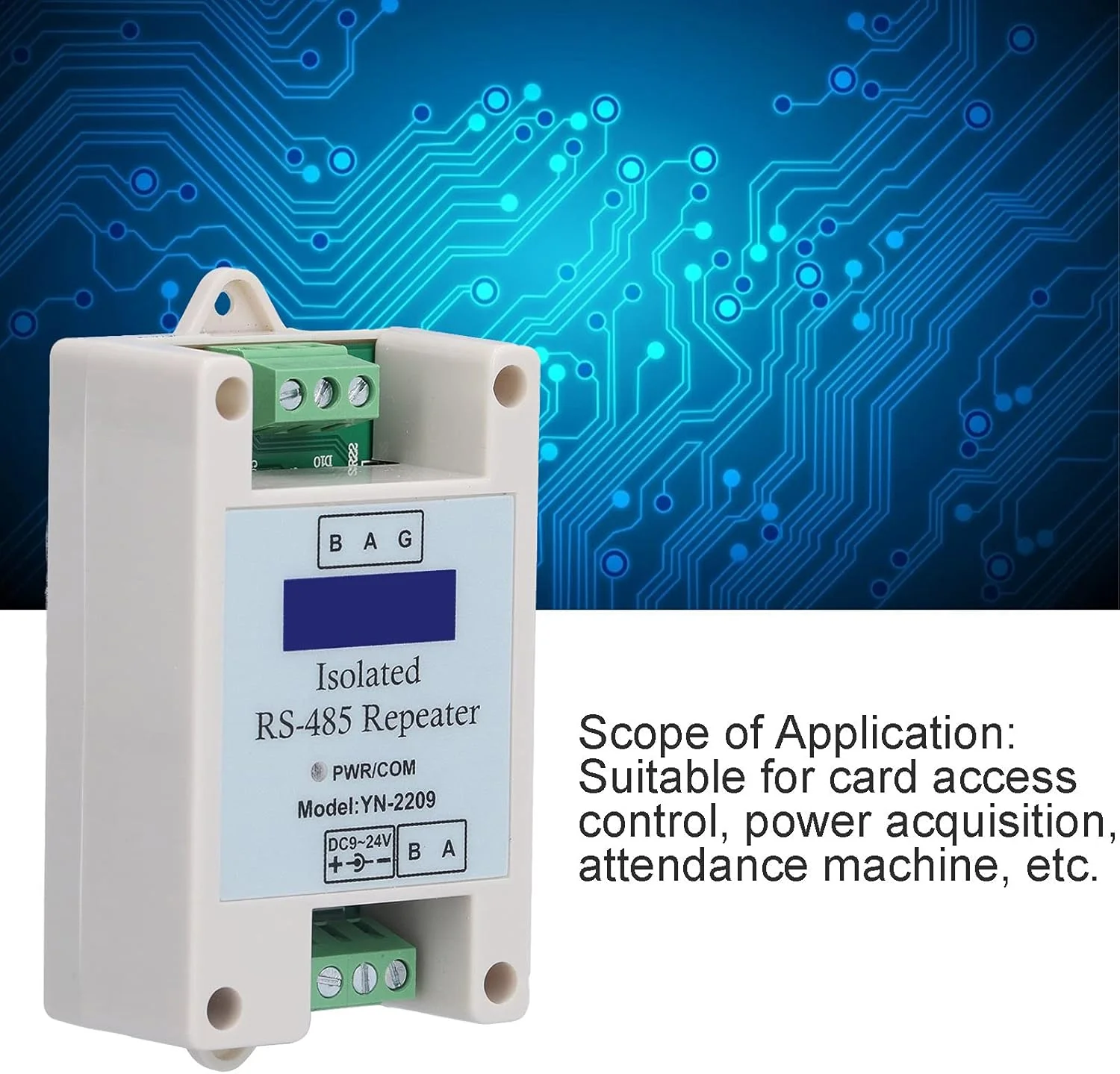 تکرار کننده RS485، جداکننده نوری، هاب ضد صاعقه DC 9-24V برای ارتباطات صنعتی