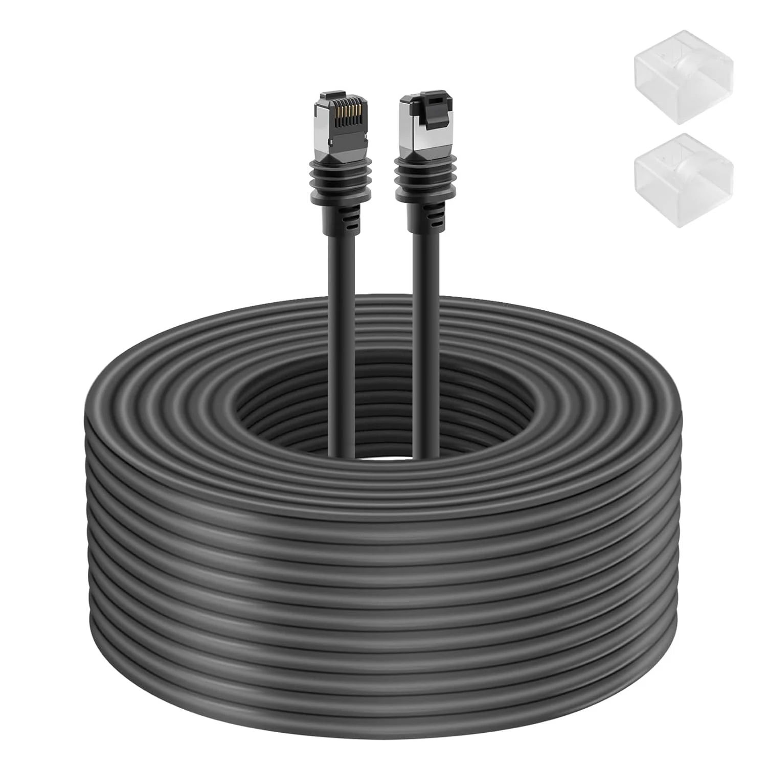 کابل استارلینک نسل 3، 38 متری، کابل اترنت جایگزین برای استارلینک V3، سیم 24AWG، ضد آب، بادوام و سازگار با استارلینک نسل 3