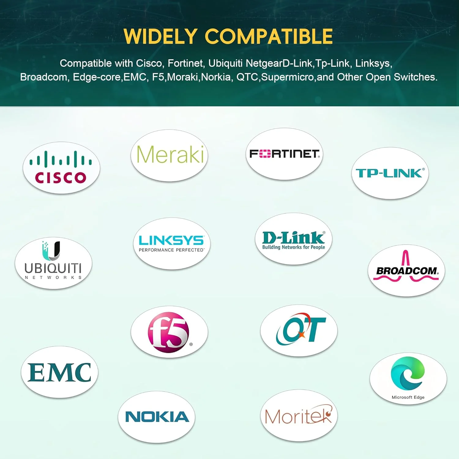 فرستنده و گیرنده ماژول 80 متری 10Gb SFP+ به RJ-45 تا 262Ft (80m)، ماژول مسی 1.25/2.5/5/10G-T SFP+ CAT6a، مذاکره خودکار، برای سیسکو SFP-10G-T-S، مراکی، تی‌پی‌-لینک، میکروتیک، نت‌گیر و غیره