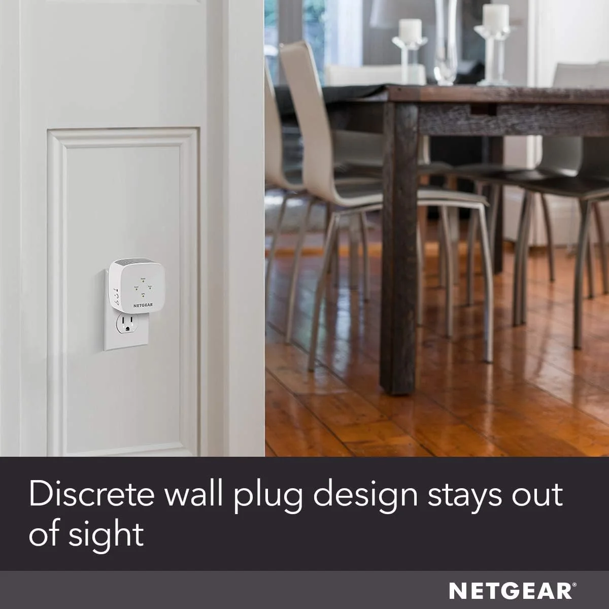 تقویت کننده محدوده وای فای NETGEAR EX2800 - پوشش دهی تا 55 متر مربع و 15 دستگاه با تقویت کننده و تکرار کننده سیگنال بی سیم دو بانده AC750 (سرعت تا 750 مگابیت در ثانیه) و طراحی جمع و جور دوشاخه دیواری تقویت کننده محدوده وای فای NETGEAR EX2800 - پوشش دهی تا 55 متر مربع و 15 دستگاه با تقویت کننده و تکرار کننده سیگنال بی سیم دو بانده AC750 (سرعت تا 750 مگابیت در ثانیه) و طراحی جمع و جور دوشاخه دیواری