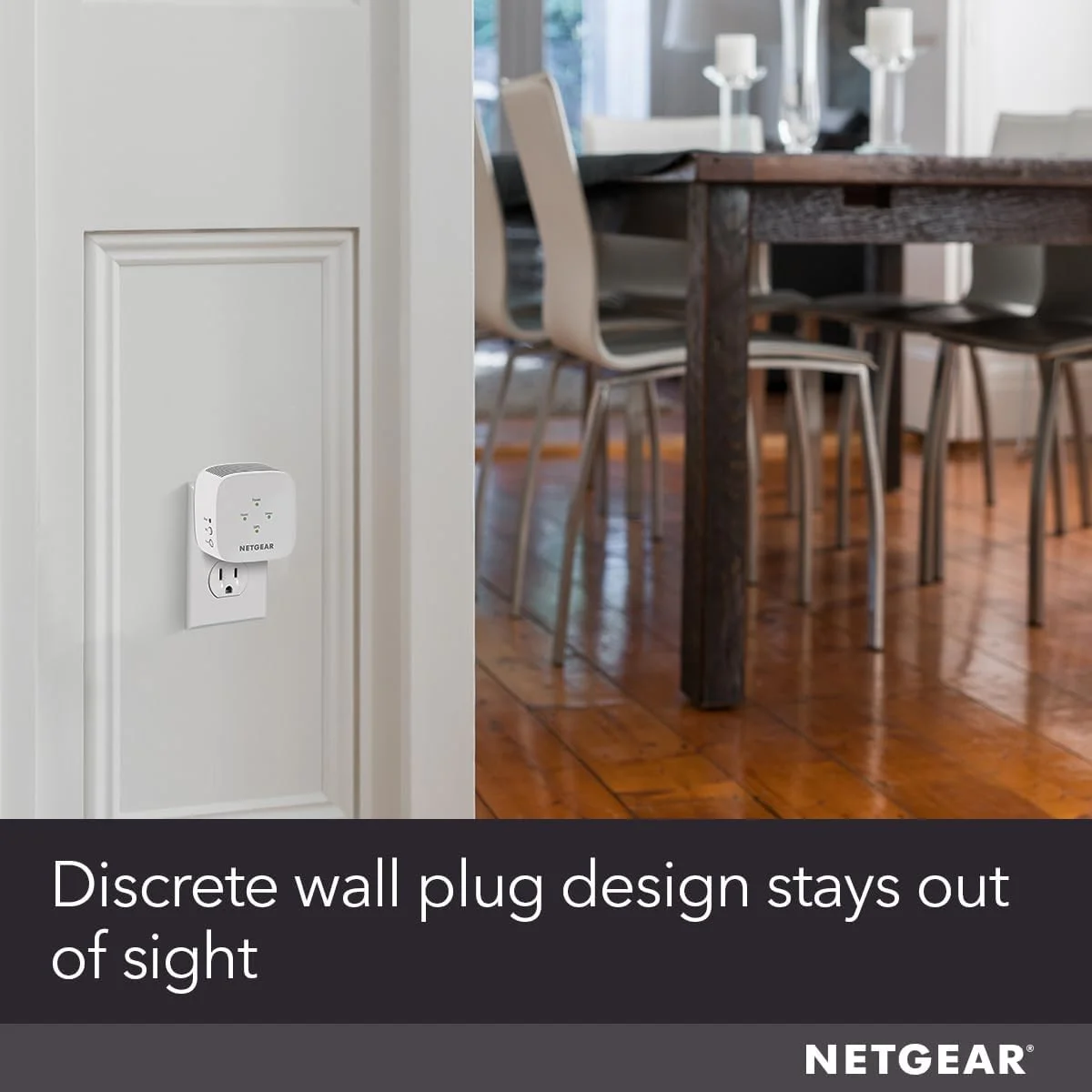 تقویت کننده محدوده وای فای مش NETGEAR (EX5000) - پوشش دهی تا 90 متر مربع و 15 دستگاه با تقویت کننده و تکرار کننده بی سیم دو بانده AC1200 (سرعت تا 1200 مگابیت در ثانیه) - طراحی جمع و جور دوشاخه دیواری تقویت کننده محدوده وای فای مش NETGEAR (EX5000) - پوشش دهی تا 90 متر مربع و 15 دستگاه با تقویت کننده و تکرار کننده بی سیم دو بانده AC1200 (سرعت تا 1200 مگابیت در ثانیه) - طراحی جمع و جور دوشاخه دیواری