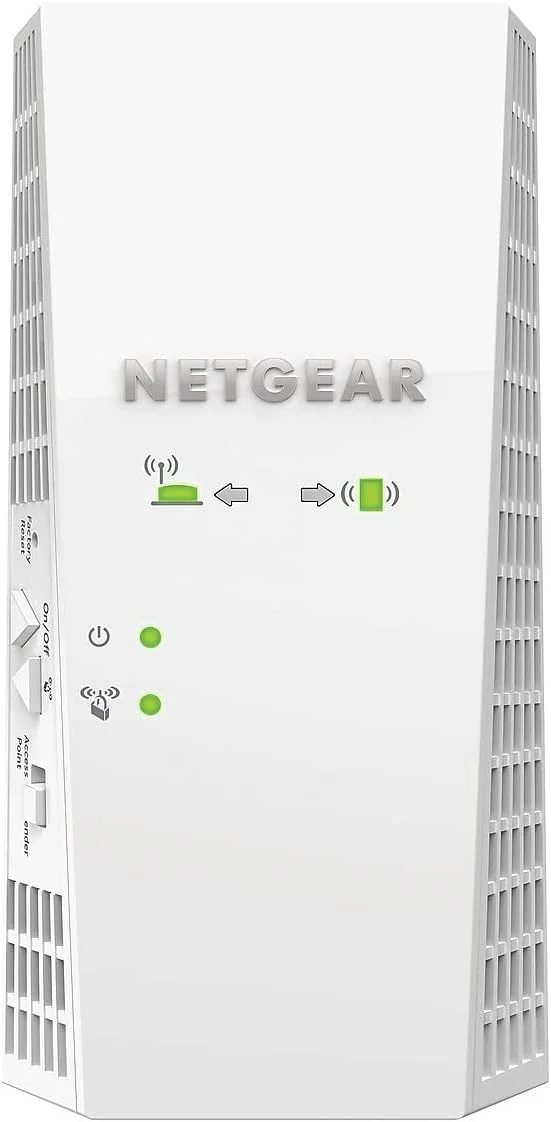 تقویت کننده محدوده وای فای مش NETGEAR EX7300 - پوشش تا 213 متر مربع و 40 دستگاه با تقویت کننده و تکرار کننده سیگنال بی سیم دو بانده AC2200 (سرعت تا 2200 مگابیت در ثانیه)، به علاوه مش رومینگ هوشمند