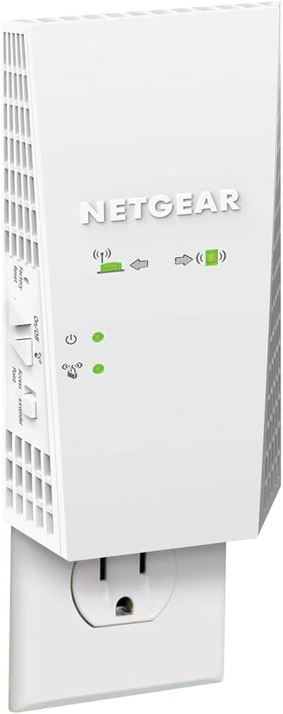 تقویت کننده محدوده وای فای مش NETGEAR (EX6250) - پوشش تا 140 متر مربع و 25 دستگاه با تقویت کننده و تکرار کننده سیگنال بی سیم دو بانده AC1750 (سرعت تا 1750 مگابیت در ثانیه)، به علاوه رومینگ هوشمند مش