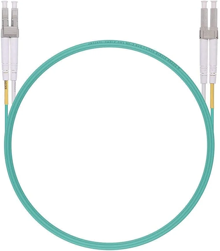 بسته 2 عددی ماژول SFP چند حالته گیگابیتی مینی-GBIC با کابل فیبر نوری 1 متری OM3 LC به LC، سازگار با 1000Base-SX برای Ubiquiti UF-MM-1G