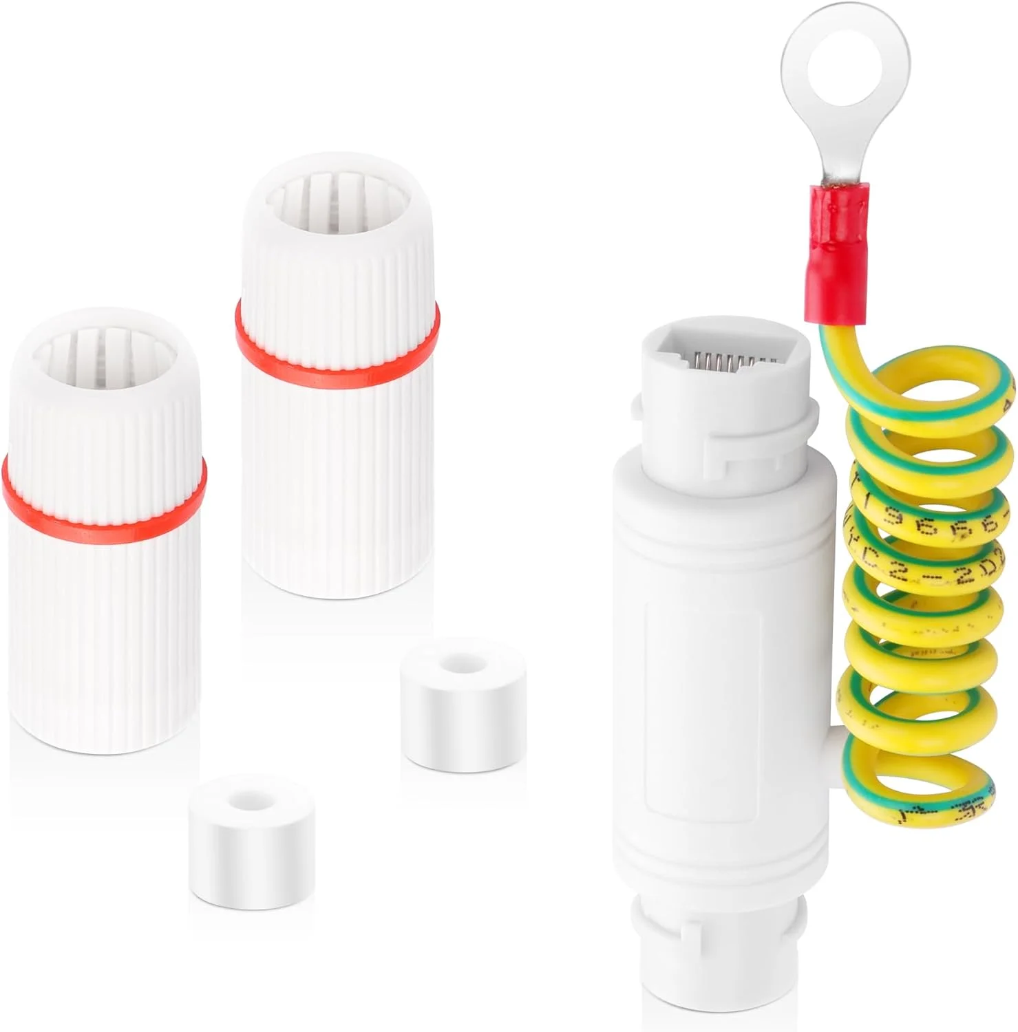 افزایش دهنده PoE سینلون RJ45 - گیگابیتی 10/100/1000 مگابیت بر ثانیه IP66 ضد آب، محافظت در برابر صاعقه 5kA، تکرار کننده PoE بیرونی برای افزایش فاصله PoE تا 250 متر