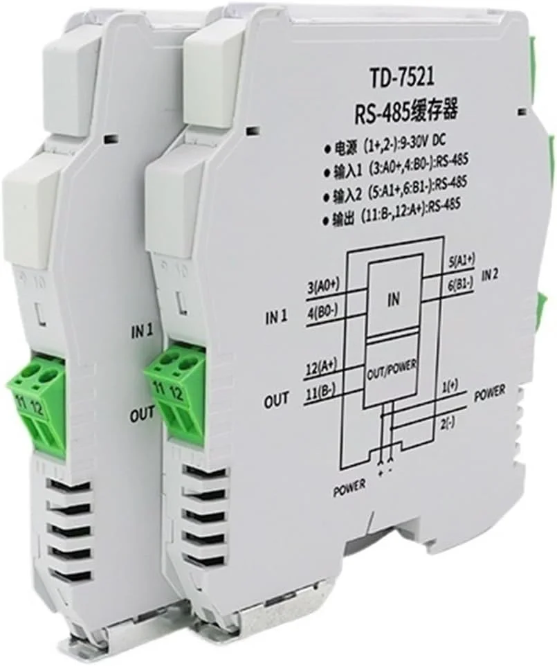 تکرار کننده ایزوله شده کش دو میزبانه RS-485، اسپلیتر RS-485، 1 عدد