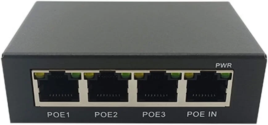 تکرار کننده استاندارد PoE گیگابیتی، توسعه دهنده VLAN یک ورودی سه خروجی، توسعه دهنده سوئیچ شبکه سری