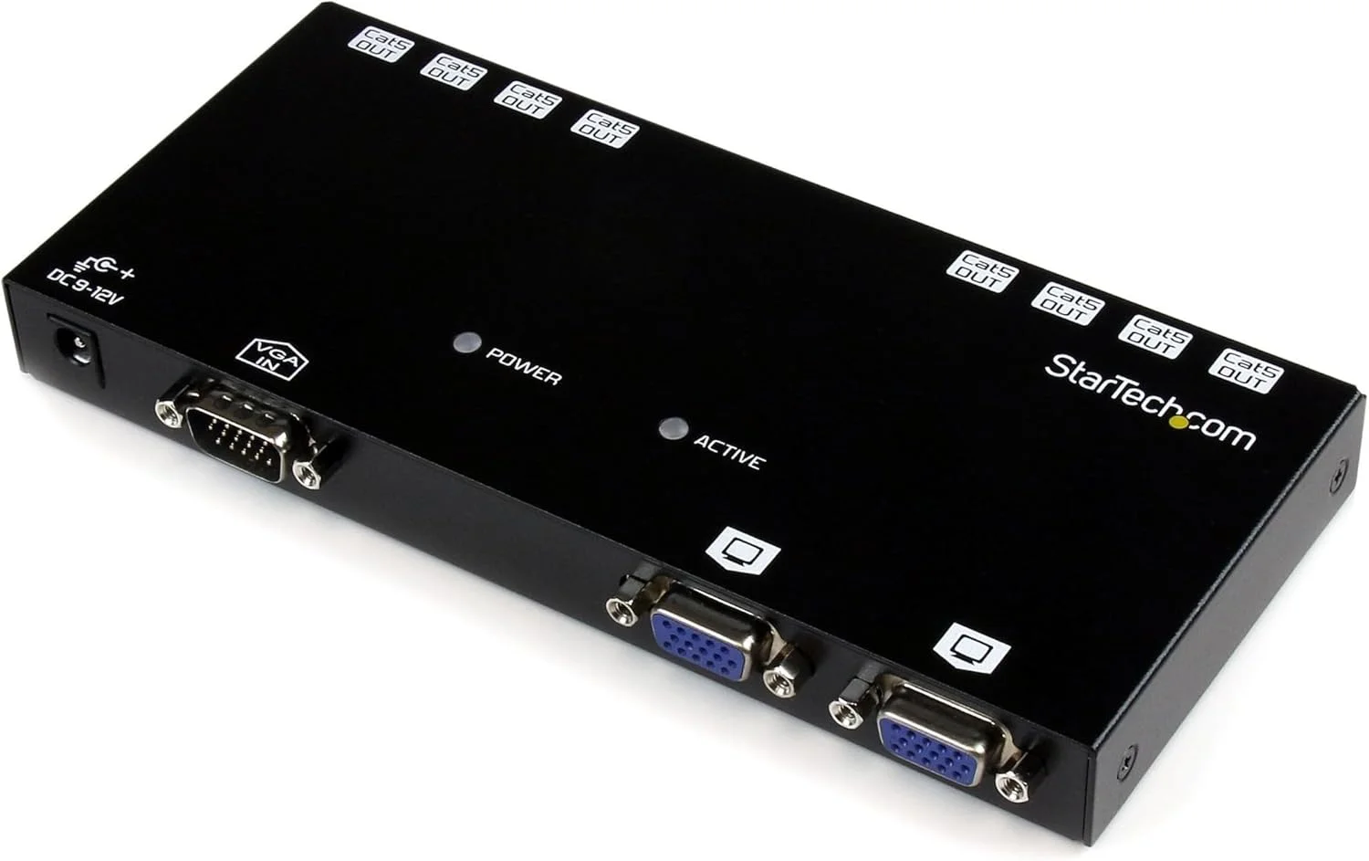 توزیع کننده VGA از طریق کابل Cat5 استار تک مدل ST1218T - توزیع کننده VGA - تکرار کننده 8 پورت - Cat5 - ویدئو از طریق اترنت