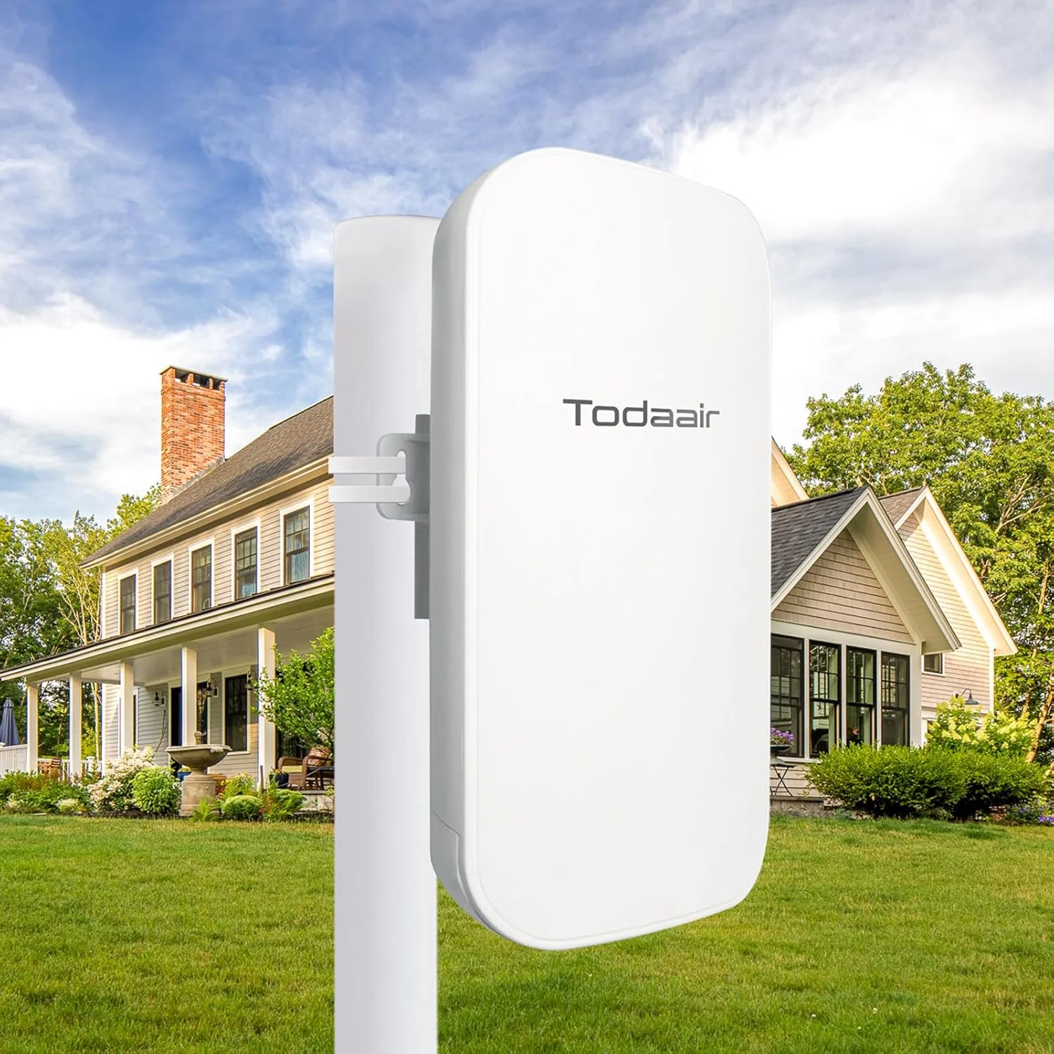 تقویت کننده وای فای بیرونی 2025، ضد آب و هوا IP65، تقویت کننده وای فای و تقویت کننده سیگنال، توسعه دهنده وای فای بیرونی برای مزرعه، حیاط، کارخانه، اردوگاه