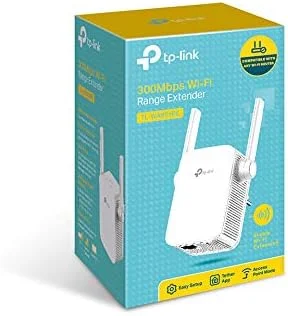 تقویت کننده وای فای TP-Link N300 (TL-WA855RE) - پوشش تا 75 متر مربع، پشتیبانی از سرعت تا 300 مگابیت بر ثانیه، تقویت کننده سیگنال بی سیم و اکسس پوینت برای خانه، تک باند 2.4 گیگاهرتز، مشکی