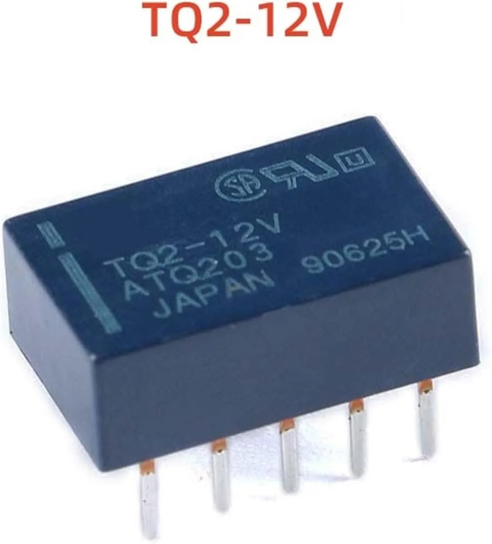 5 عدد/10 عدد TQ2-5V TQ2-12V TQ2-24V دو باز و دو بسته 10 پین (رنگ: 5 عدد، سایز: TQ2-12V)