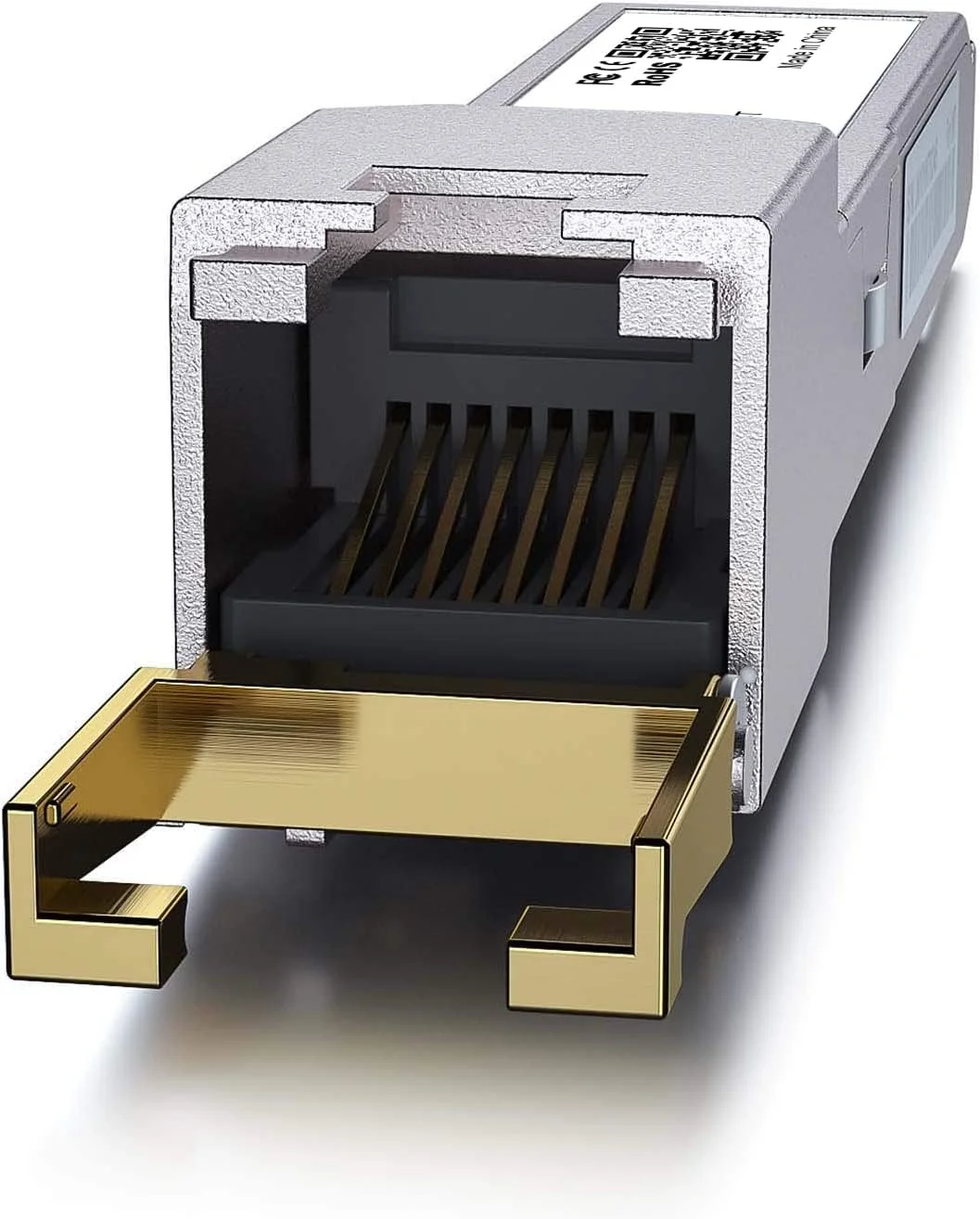 فرستنده و گیرنده مسی 10Gtek 𝟭.𝟮𝟱/𝟮.𝟱/𝟱/𝟭𝟬𝗚-𝗧 SFP+ به RJ45 CAT.6a، ماژول اترنت SFP+ با قابلیت مذاکره خودکار، تا 30 متر، برای سیسکو SFP-10G-T-X، یوبیکیوتی UniFi، نت گیر و غیره